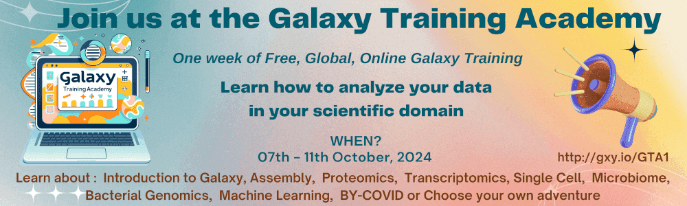 Galaxy Training Academy 2024 announcement