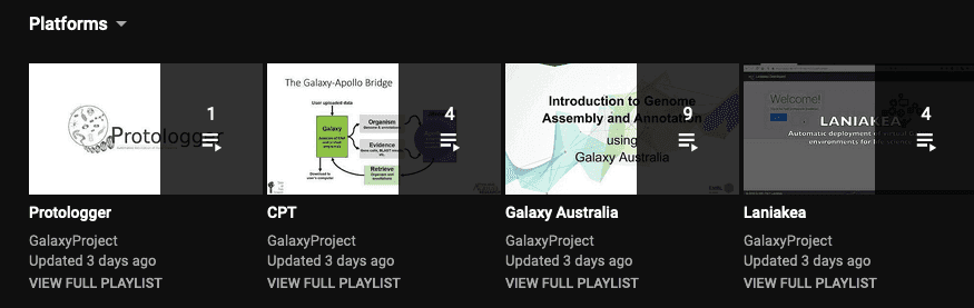 Platforms Videos