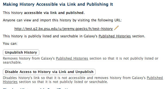 Sharing Via Web Link