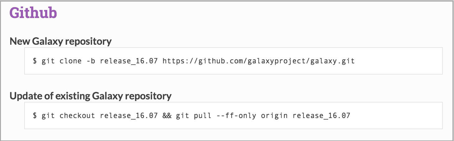 v16.07 Galaxy Release Github