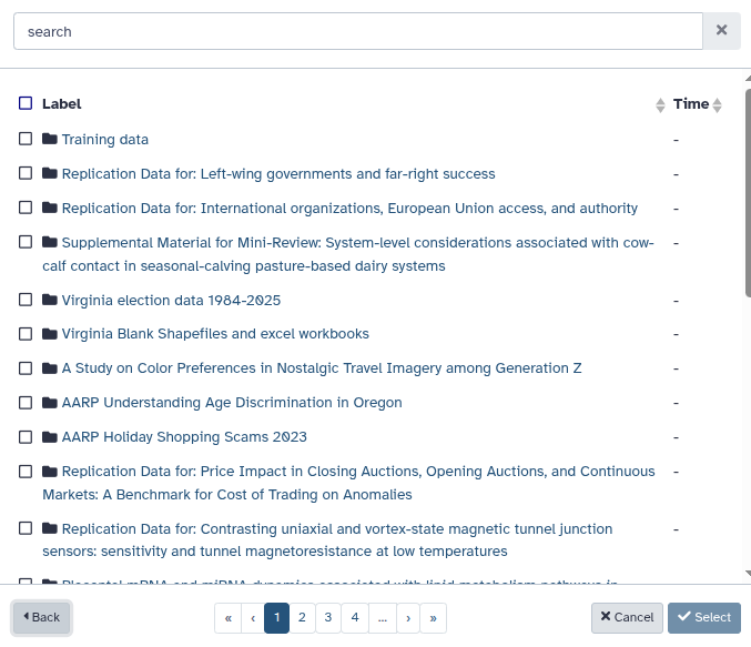 Harvard Dataverse: added dataset