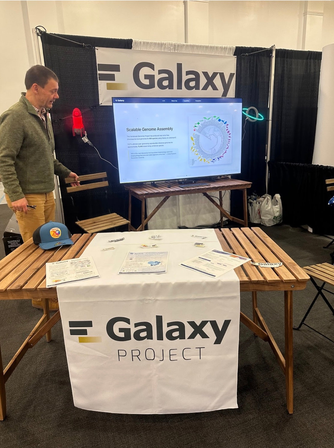 Galaxy exhibition booth at PAG33
