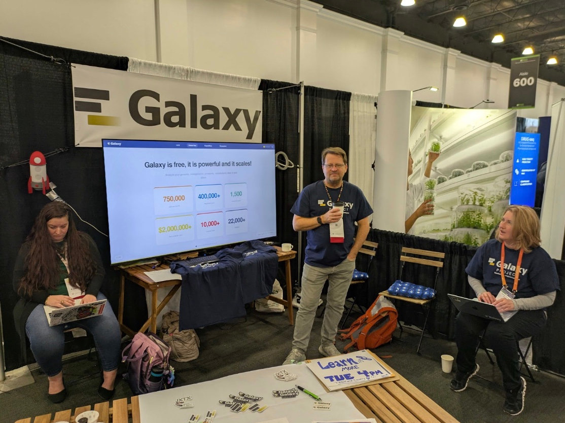 Galaxy exhibition booth at PAG33